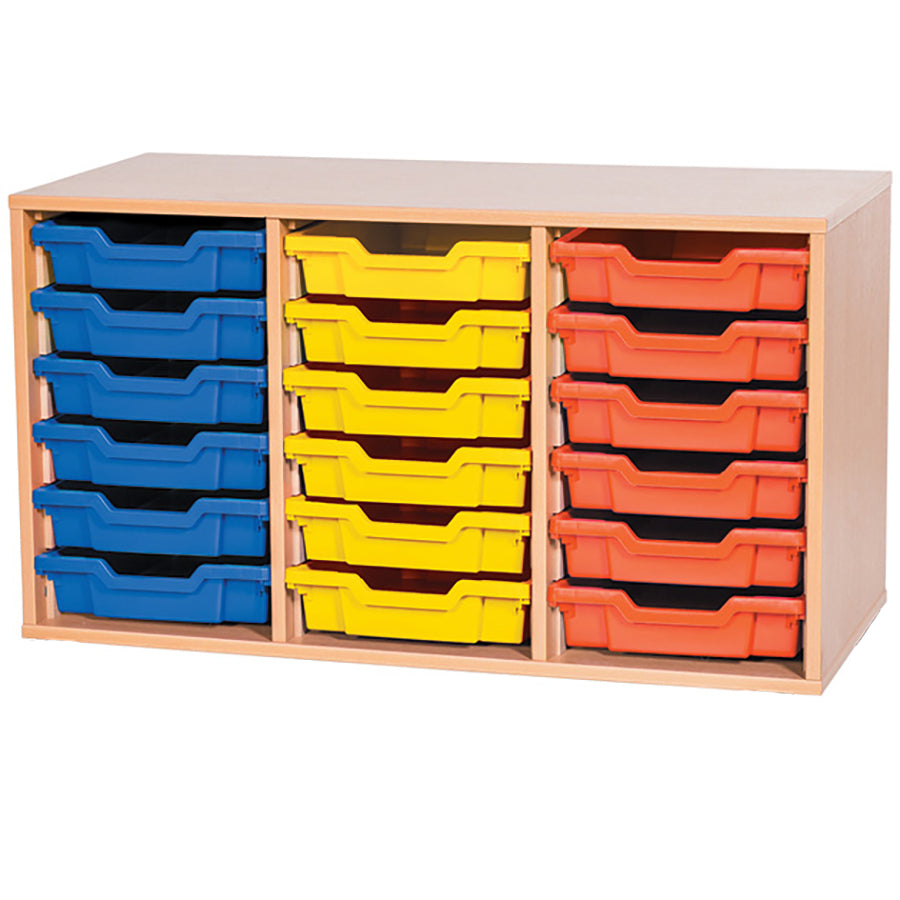Smart Storage 18 Shallow Tray Triple Unit