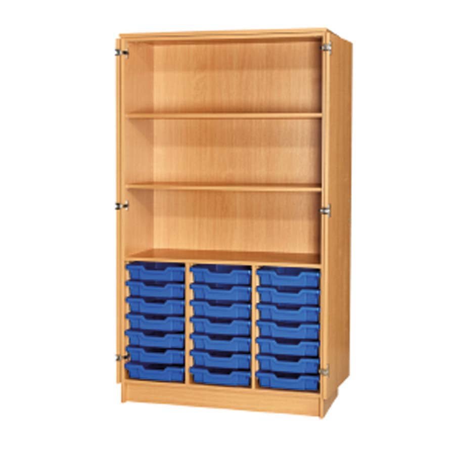 Smart Storage 21 Shallow Tray Shelf Cupboard