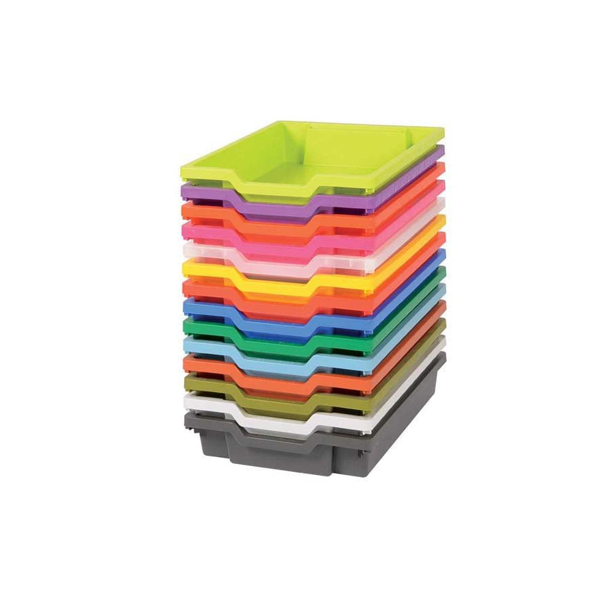 Gratnells Shallow Trays Stacked
