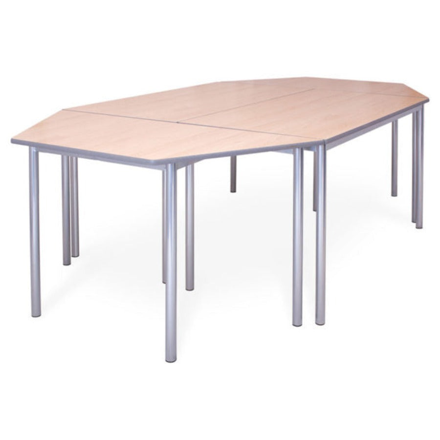 Cogent Classroom Table Trapezoidal Textured PU Edge