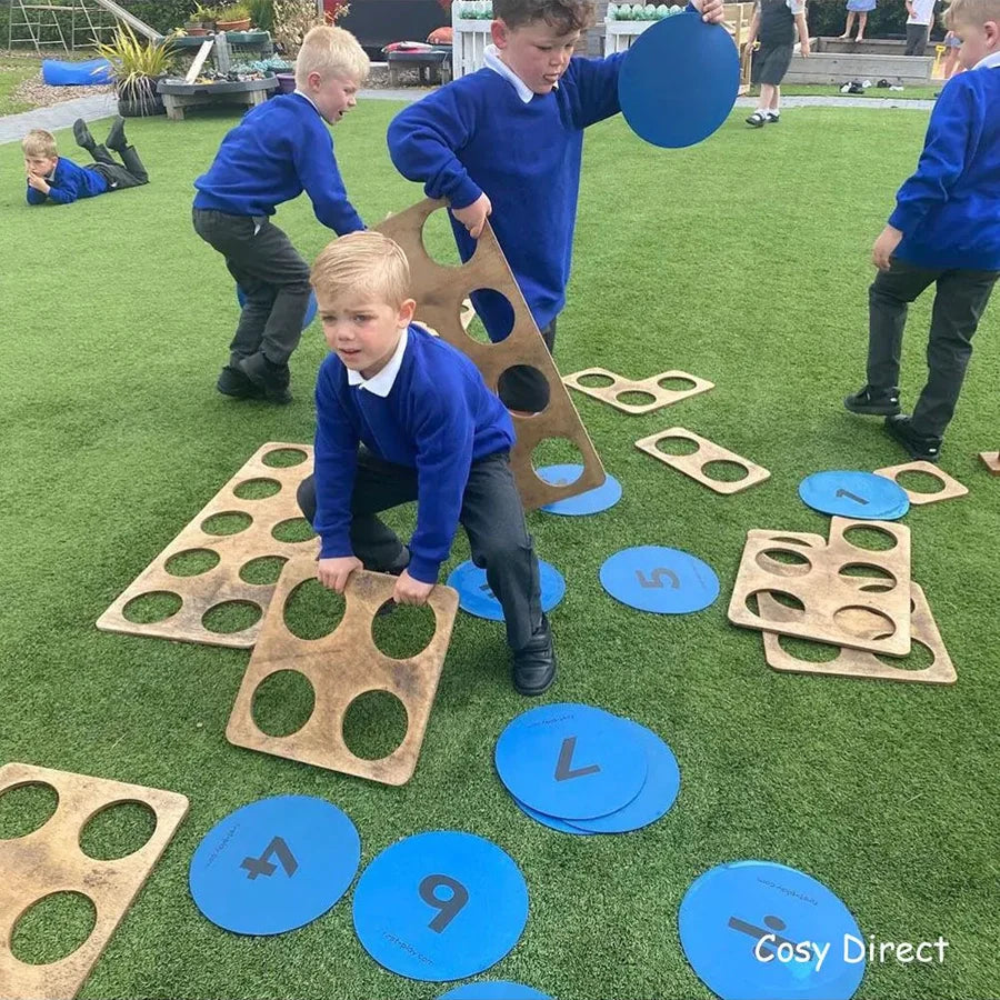 Large Wooden Number Frames - 11 Piece Set