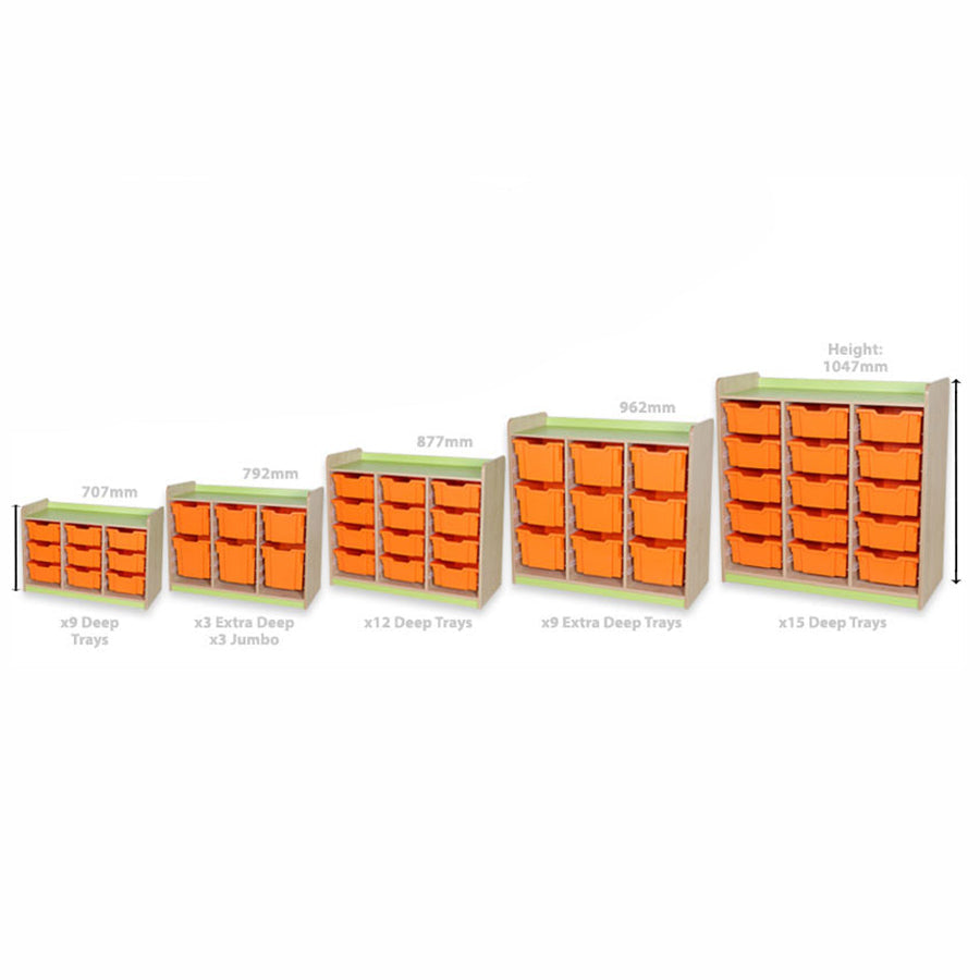 KubbyClass® - 12 Deep Tray Triple Unit