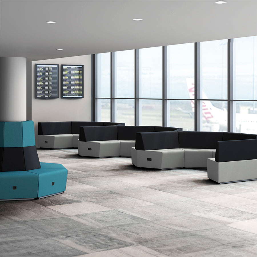 Fifteen Radial Single Seat Low Back 45 degrees external