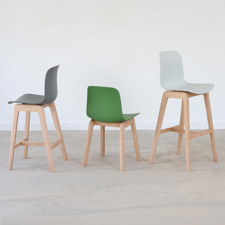 Flux Beech Wood 4 Leg Chair