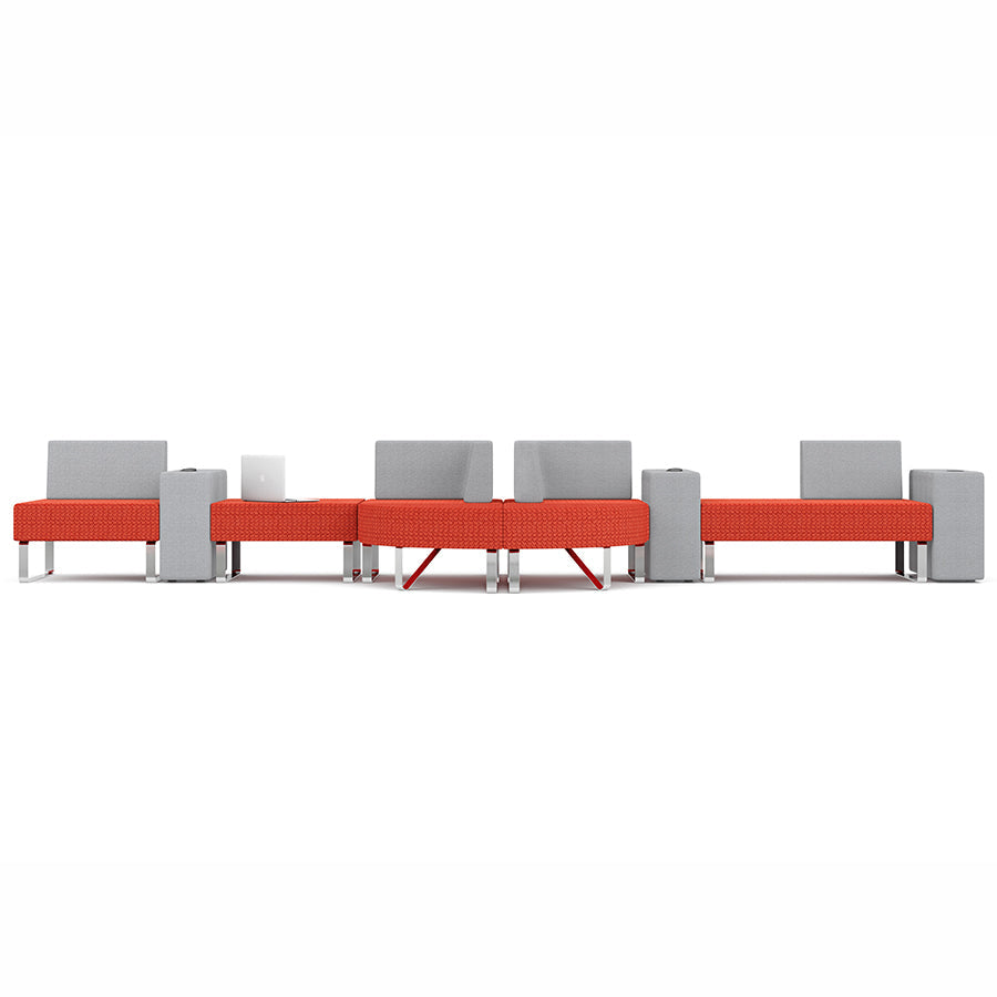 Fifteen Upholstered Arm for Low or High Back Seating