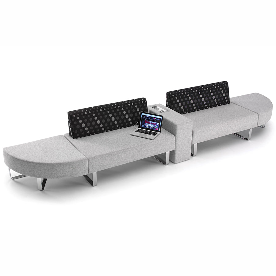Fifteen Upholstered Arm for Low or High Back Seating