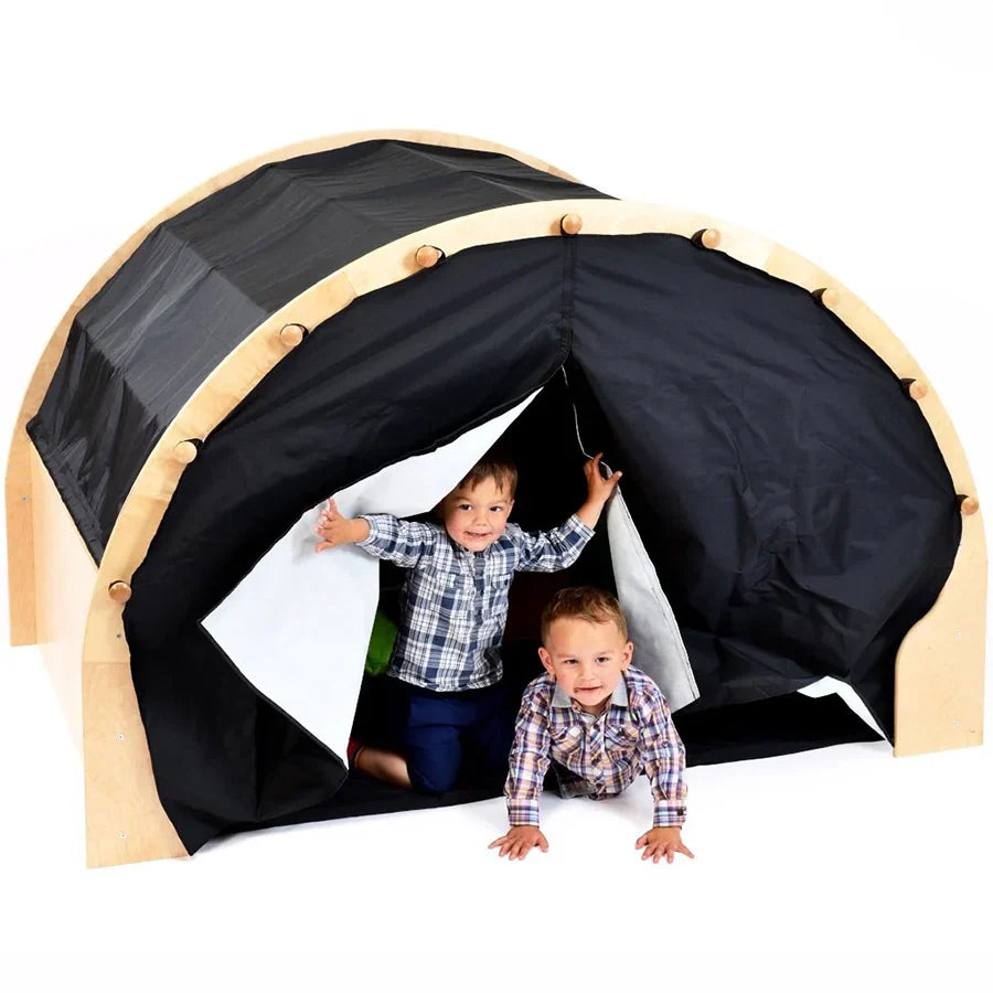 Play Pod & Canopy & 2 Sets Of Curtains 6 Scatter Cushions & Large Mat