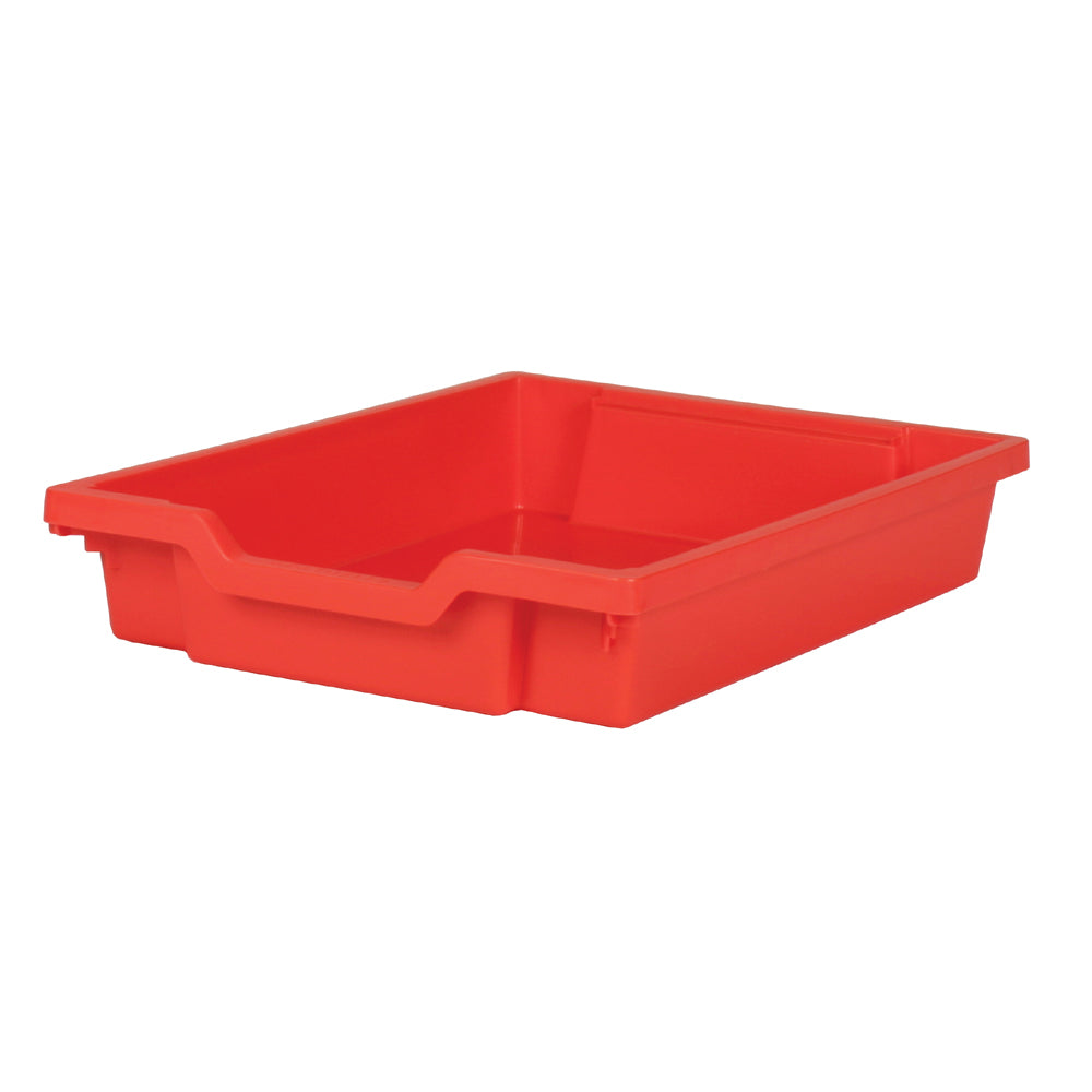 Gratnells shallow red storage tray