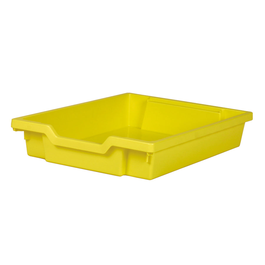 Gratnells shallow yellow storage tray