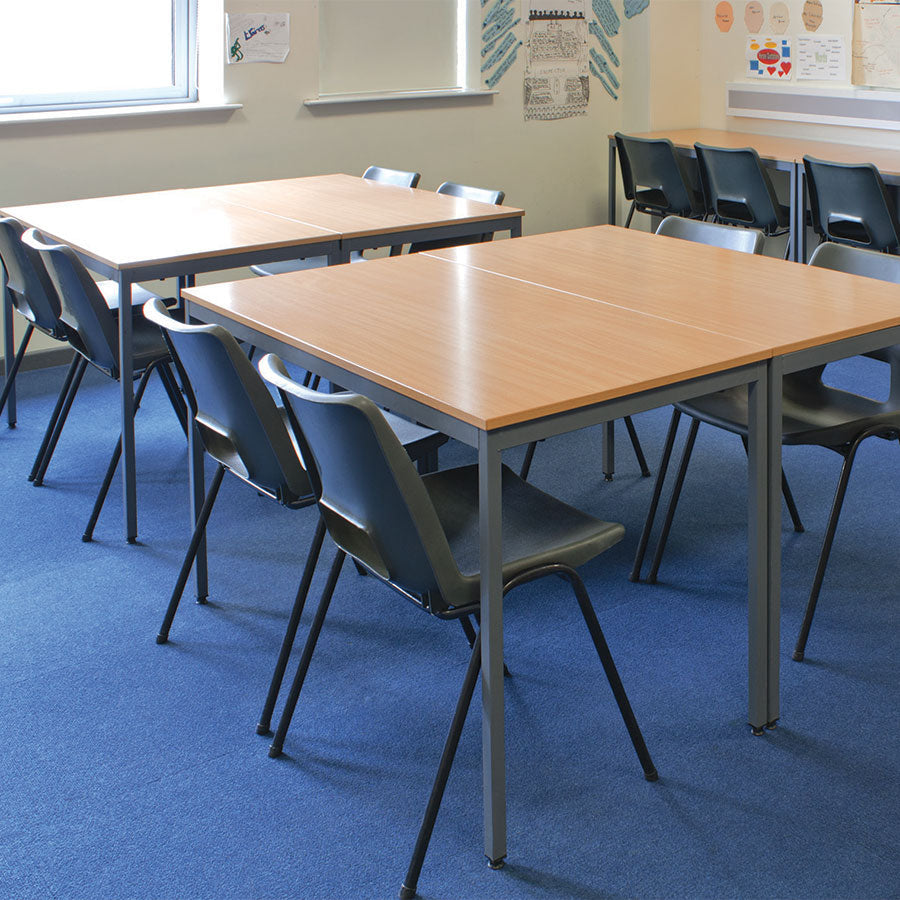 Morleys Fully Welded Classroom Table 1100x550 Rectangle MDF Edge