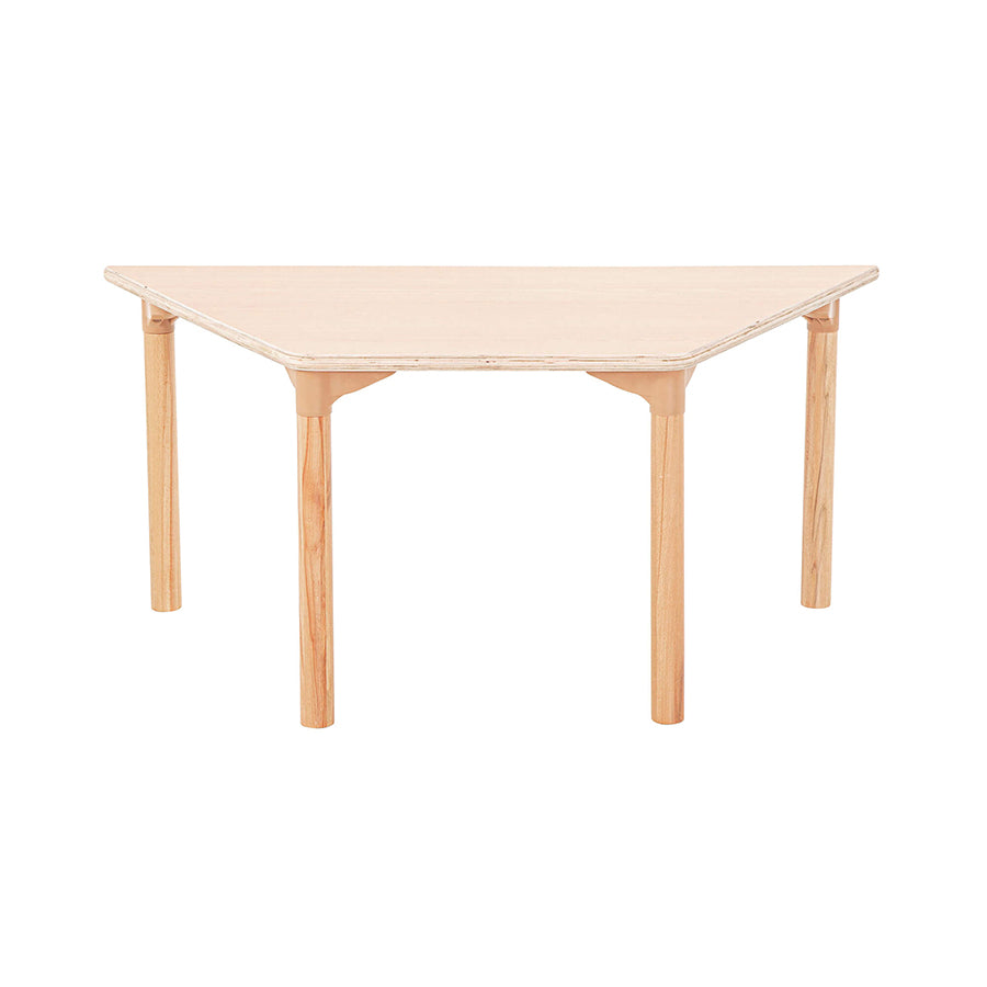 Beechwood Trapezoidal Table
