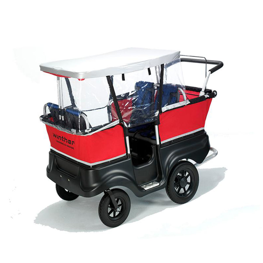 Turtle Kiddy Bus - Transparent Rain Cover for 4 or 6 Seater